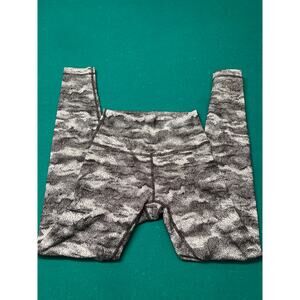 Vintage Lululemon Wunder Under Hi-Rise Tight Black White Size 4